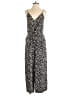Final Touch 100% Polyester Animal Print Black Jumpsuit Size M - photo 1