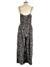 Final Touch 100% Polyester Animal Print Black Jumpsuit Size M - photo 2