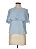Love, Bonito 100% Polyester Blue Short Sleeve Blouse Size 6 - photo 1