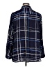 Apt. 9 100% Polyester Plaid Blue Long Sleeve Blouse Size 1X - photo 2