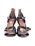 Corso Como 100% Leather Black Wedges Size 8 - photo 2