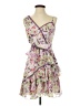 BCBGMAXAZRIA 100% Polyester Floral Purple Cocktail Dress Size 2 - photo 1