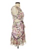 BCBGMAXAZRIA 100% Polyester Floral Purple Cocktail Dress Size 2 - photo 4
