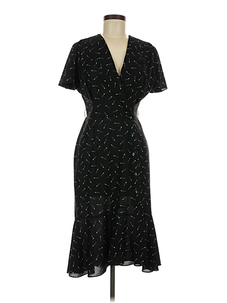 Pre-owned Assorted Brands Cocktail Dress In Black