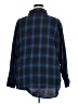 In'Voland Plaid Blue Long Sleeve Blouse Size 24 - photo 2