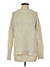 Cloth. by Design Solid Ivory Pullover Sweater Size S - photo 1