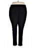 Roaman's Solid Black Casual Pants Size 3X - photo 1