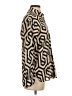 Zara Chevron-herringbone Gold Long Sleeve Blouse Size S - photo 4