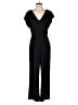 A New Day 100% Polyester Solid Black Jumpsuit Size S - photo 1