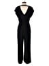 A New Day 100% Polyester Solid Black Jumpsuit Size S - photo 2