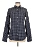 Lands' End Checkered-gingham Blue Long Sleeve Button-Down Shirt Size 6 (tall) - photo 1