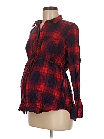 Motherhood Long Sleeve Blouse (view 1)