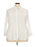 Brass 100% Rayon Ivory 3/4 Sleeve Blouse Size 22 - 24 - photo 1