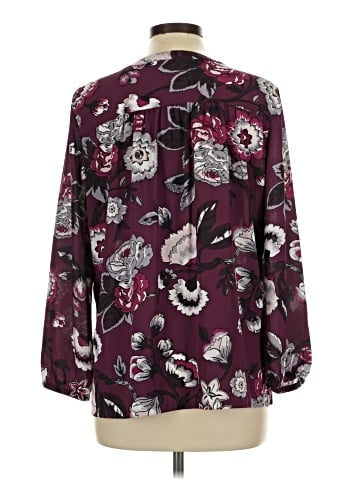 Ann Taylor LOFT Outlet Long Sleeve Blouse (view 2)