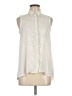 Soleil 100% Polyester Ivory Sleeveless Blouse One size - photo 1