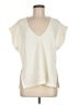 BLANK Ivory Short Sleeve Top Size M - photo 1