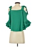 Gianni Bini 100% Polyester Green Sleeveless Blouse Size XS - photo 2
