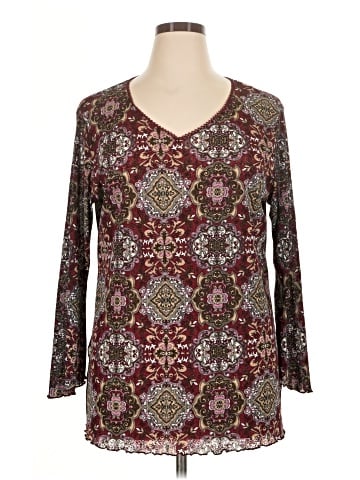 Faded Glory 3/4 Sleeve Top (view 1)