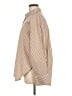 Express Stripes Tan Long Sleeve Button-Down Shirt Size M - photo 5