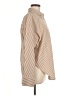 Express Stripes Tan Long Sleeve Button-Down Shirt Size M - photo 4
