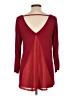 August Silk Burgundy 3/4 Sleeve Top Size L (estimated) - photo 2