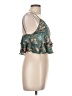 Unbranded 100% Polyester Green Sleeveless Blouse Size L - photo 4