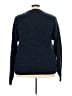 Basic Editions Solid Blue Pullover Sweater Size 3X - photo 2