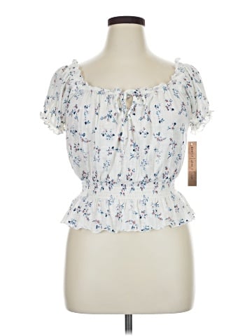 Almost Famous Short Sleeve Blouse (view 1)