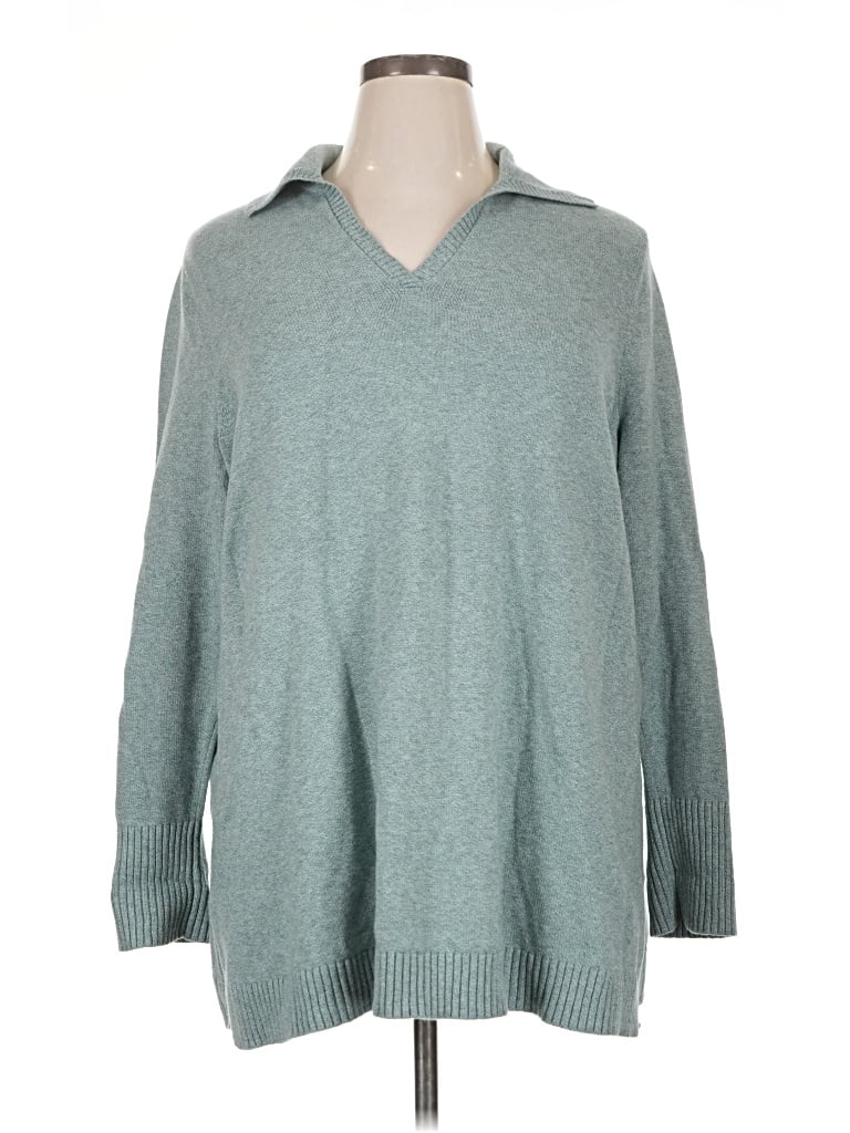 Pre-owned Purejill Pullover Sweater In Teal