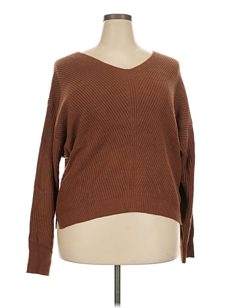Pre-owned Unbranded Pullover Sweater In Brown