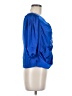 Alden Adair 100% Polyester Blue 3/4 Sleeve Blouse Size M - photo 4
