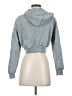 Unbranded 100% Polyester Gray Zip Up Hoodie Size S - photo 2