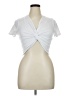 Love J White Short Sleeve Top Size XL - photo 1