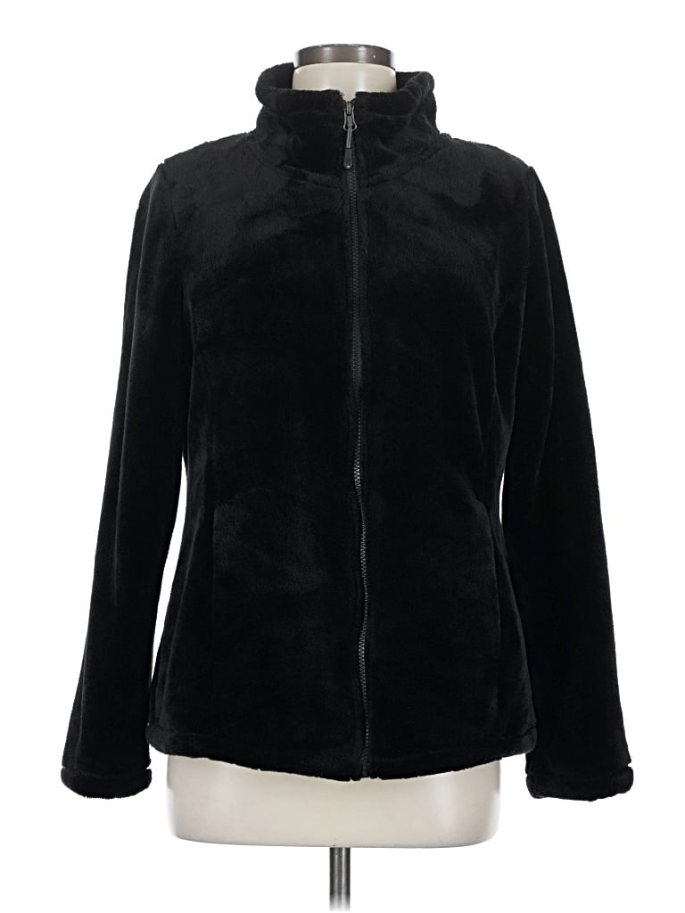 Pre-owned 32 Degrees Fleece Jacket In Black