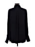 Free People 100% Polyester Solid Black Long Sleeve Blouse Size L - photo 2