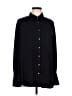 Free People 100% Polyester Solid Black Long Sleeve Blouse Size L - photo 1