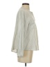 Mod Ref 100% Cotton Ivory Long Sleeve Blouse Size S - photo 4