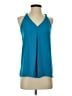 Banana Republic 100% Polyester Teal Sleeveless Blouse Size S - photo 1