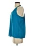 Banana Republic 100% Polyester Teal Sleeveless Blouse Size S - photo 5