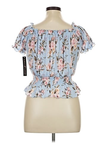 Almost Famous Short Sleeve Blouse (view 2)