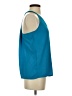 Banana Republic 100% Polyester Teal Sleeveless Blouse Size S - photo 4
