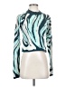 Bacio Teal Long Sleeve Top Size S - photo 1