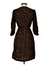 Old Navy 100% Polyester Animal Print Brown Casual Dress Size XS - photo 2