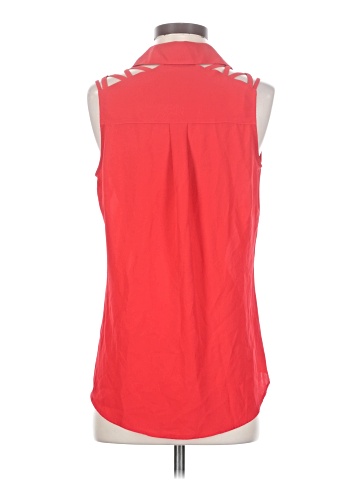 Express Sleeveless Button-Down Shirt (view 2)