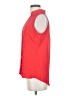 Express Red Sleeveless Button-Down Shirt Size S - photo 5