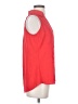 Express Red Sleeveless Button-Down Shirt Size S - photo 4