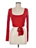 Forever 21 Red Long Sleeve Top Size M - photo 1