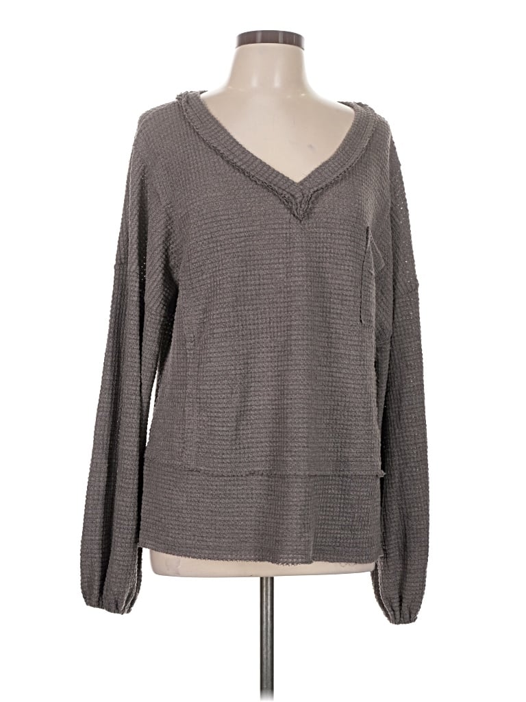 Pre-owned Unbranded Pullover Sweater In Gray