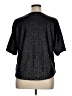 Splendid Metallic Black Short Sleeve Top Size XL - photo 2