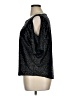 Splendid Metallic Black Short Sleeve Top Size XL - photo 5